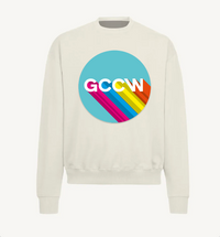 GCCW "Unicorn" Oversized Cream Sweatshirt