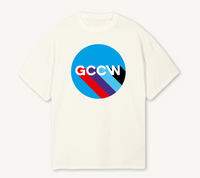 GCCW "M Sport" Oversized Cream Tee